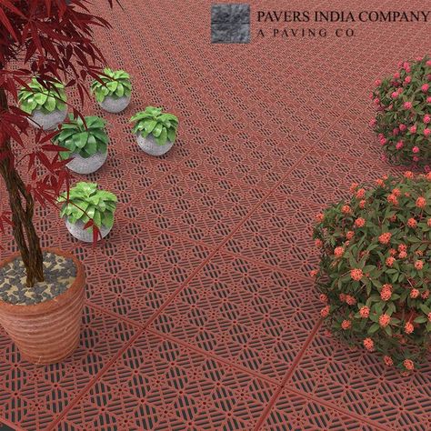 Everyone pays attention to the interiors of home or office, now is the time to look after the outdoor spaces of the home or office for a perfect place to live or work. Indeed, the outdoors are very essential to everyone’s life. So do not ignore your outdoors. If your home or office is accompanied by a lawn or a garden then it is bliss. Terracotta Patio, Interlocking Patio Tiles, Plastic Floor Tiles, Outdoor Tile Patio, Tiles Terracotta, Grass Pavers, Interlocking Floor Tiles, Outdoor Pavers, Deck Flooring