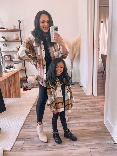 Mom and daughter matching fall outfits Mom And Daughter Matching Fits, Matching Outfits Daughter And Mom, Momma And Daughter Matching Outfits, Mama And Mini Matching Outfits, Mom And Daughter Fall Outfits, Mum And Son Matching Outfits, Momcore Outfits, Mommy And Me Fall Photo Shoot, Mum Outfits Mom Style