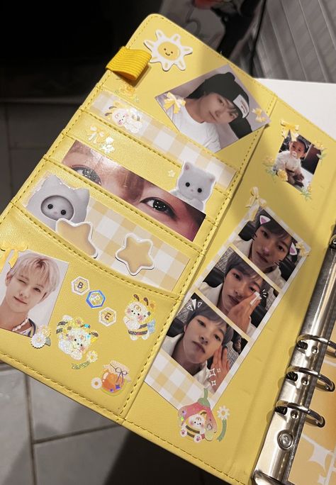 Photocard Binder Cover, Aesthetic Binder, Photocard Storage, Binder Kpop, Binder Deco, Binder Decoration, Kpop Binder, Kpop Deco, Binder Ideas