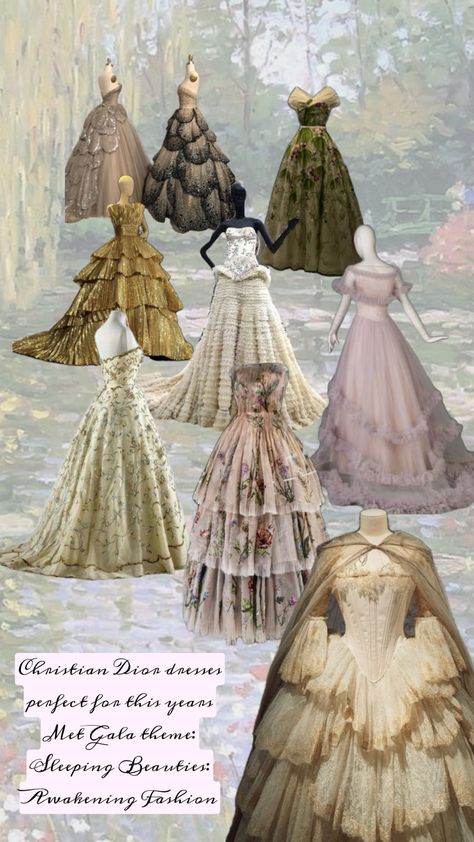 Christian Dior dresses perfect for this years Met Gala theme: Sleeping Beauties: Awakening Fashion 🌹 #outfitinspo #metgala #metgala2024 #princess #dior #flowers #royal #sleepingbeauty #fashion #vogue Dior Flowers, Cocktail Party Themes, Christian Dior Dress, Dior Dresses, Gala Themes, Gala Party, Flowers Fashion, Fashion Vogue, Dior Dress