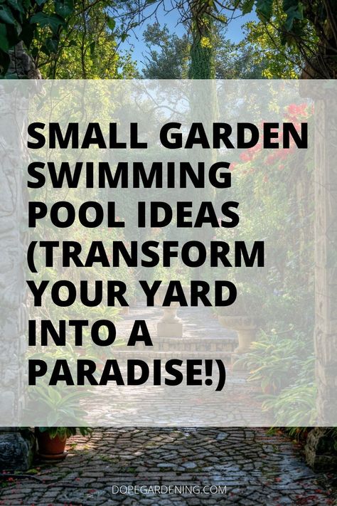 [CommissionsEarned] Discover Enchanting Small Garden Swimming Pool Ideas To Transform Your Backyard Into A Relaxing Oasis! Explore Compact Designs, Including Above-Ground And Space-Saving Mini Pools, Perfect For Urban Gardens. Dive Into Creating Your Own Backyard Retreat With Plunge Pools And Stylish Pool Landscaping That Elevate Your Garden Aesthetics. Incorporate Water Features To Enhance The Ambiance Of Your Outdoor Space. Click Now For Tips On Designing A #smallswimmingpoolsbackyardlandscaping Swimming Pools Backyard Landscape, Creative Gardening Ideas, Mini Swimming Pool, Swimming Pool Ideas, Garden Aesthetics, Pools For Small Yards, Plunge Pools, Urban Gardens, Pool Water Features