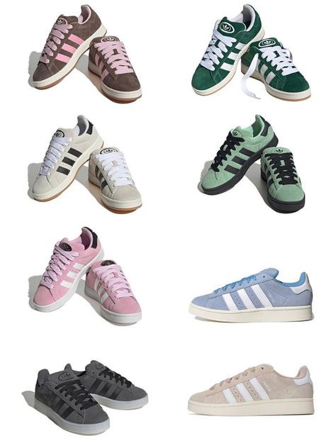 Adidas Shoes Campus, Adidas Campus 00s, Trendy Shoes Sneakers, Pretty Shoes Sneakers, Cute Sneakers, Fresh Shoes, Hype Shoes, Girly Shoes, Adidas Campus