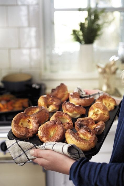 Yorkshire pudding recipe - BritMums New Year Recipes, Weekend Recipes, Yorkshire Pudding Recipes, New Year's Eve Appetizers, Yorkshire Puddings, New Years Eve Food, New Year's Eve Recipes, New Year's Food, Yorkshire Pudding