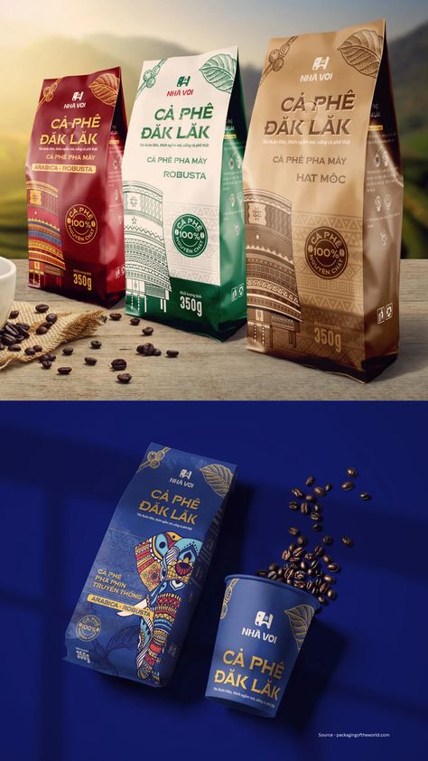 Coffee packaging design ideas Coffee Packaging Design, Coffee Shop Branding, Tea Packaging Design, Packaging And Label, Coffee Pack, Coffee Label, Coffee Box, Design Café, Packaging Design Ideas