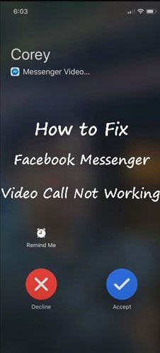 The Facebook Messenger video call not working on your device like iPhone? The reasons and fixes are introduced in the passage. Fake Video Call With Client App, Fake Video Call Screen, Fake Video Call, Fake Video, Cell Phone Hacks, Smartphone Hacks, Iphone Video, Facebook App, The Passage