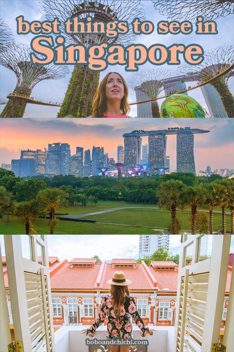 12 BEST Places to See in Singapore for a First-Time Visitor! - Bobo and ChiChi Best Places In Singapore, Places To Visit In Singapore, Singapore Attractions, Singapore Trip, Things To Do In Singapore, Singapore River, Visit Singapore, Singapore Travel, Asia Travel Guide