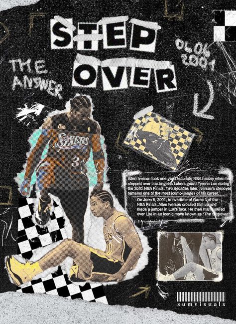 Allen Iverson stepped over Tyronn Lue. June 6, 2001. NBA Finals. Allen Iverson Step Over, Allen Iverson Poster, Allen Iverson Art, Allen Iverson Wallpapers, 2001 Nba Finals, Nba Wallpapers Stephen Curry, Fire Wallpapers, Basketball Artwork, Basketball Wallpapers