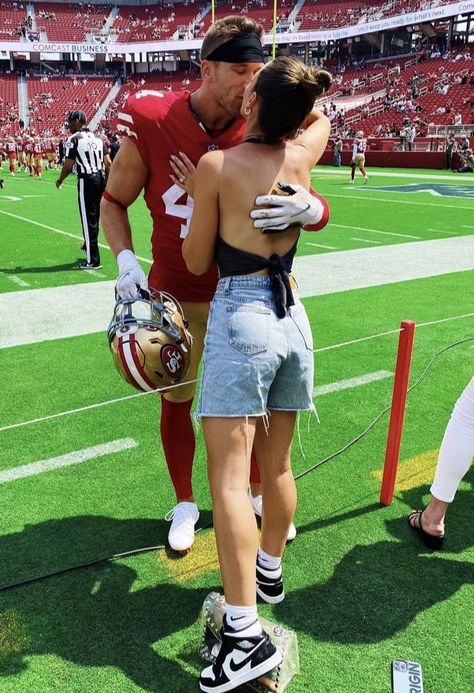 Aiden Graves, Vanessa Mazur, Girlfriend Messages, Kyle Juszczyk, Nfl Wives, Football Girlfriend, Footballers Wives, Football Couples, Football Wags