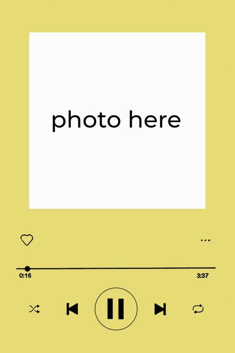 Music Playing Template, Spotify Template, Random Video, Story Insta, Merch Ideas, Instagram Frame Template, Photo Stickers, Music Album Covers, Aesthetic Things