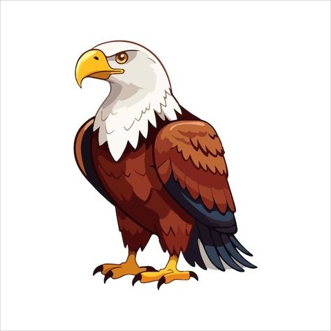 Arifinzainal1728 | Freepik Cartoon Eagle, Eagle Cartoon, Vector Animals, Premium Vector Cartoon, Vector Cartoon, Premium Vector, Graphic Resources, Collage, Animals