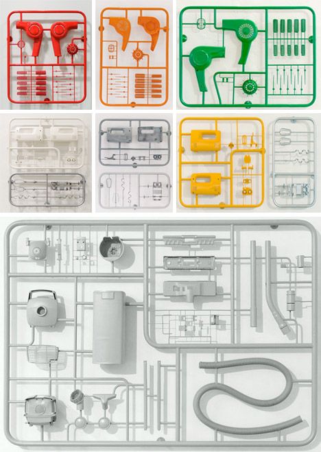 punch out model home objects Plastic Exhibition Design, Toy Exhibition Design, Material Exhibition, Home Objects, Household Objects, 타이포그래피 포스터 디자인, 3d Printing Diy, Plastic Injection Molding, Exhibition Display