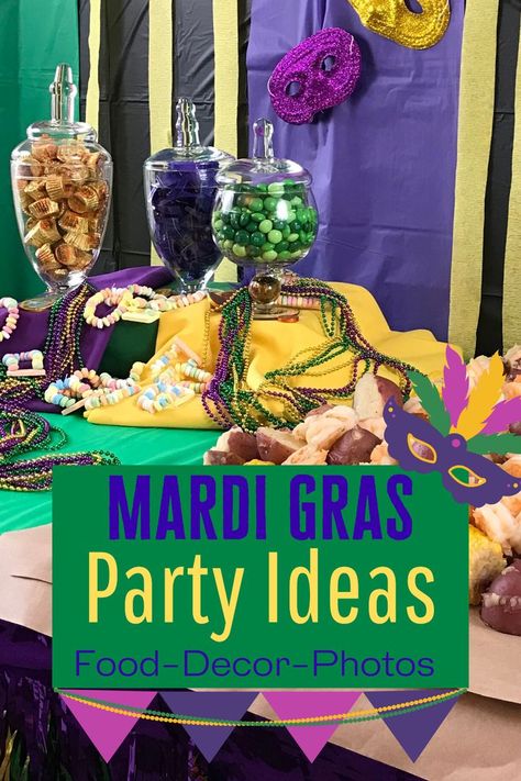 Our Mardi Gras party ideas are a simple but fun family get together with food and photo booth included. Simple colorful decorations anyone can create on the cheap. Recipes you can make at home like we did. #mardigrasparty #intellid Mardi Gras Breakfast Ideas, Madi Gras Party Ideas, Mardi Gras Decorations Ideas, Mardi Gras Appetizers, Mardi Gras Party Ideas, Mardi Gras Party Food, Party Ideas Food, Mardi Gras Activities, Fat Tuesday Party