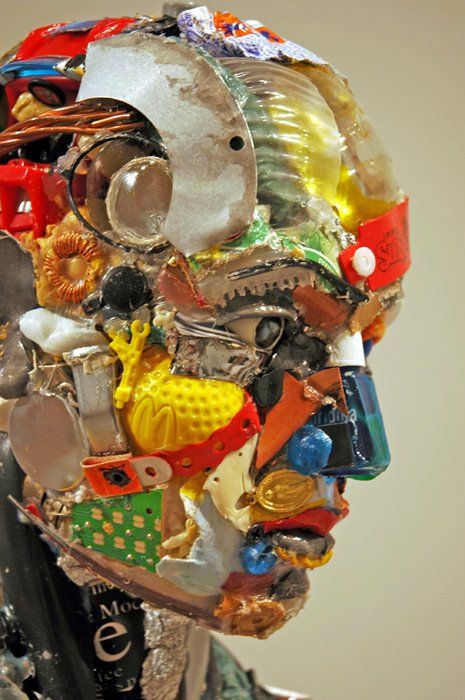 Recycle Sculpture, Mannequin Art, Trash Art, Upcycled Art, Found Object Art, Junk Art, Found Art, Recycled Art, Ap Art