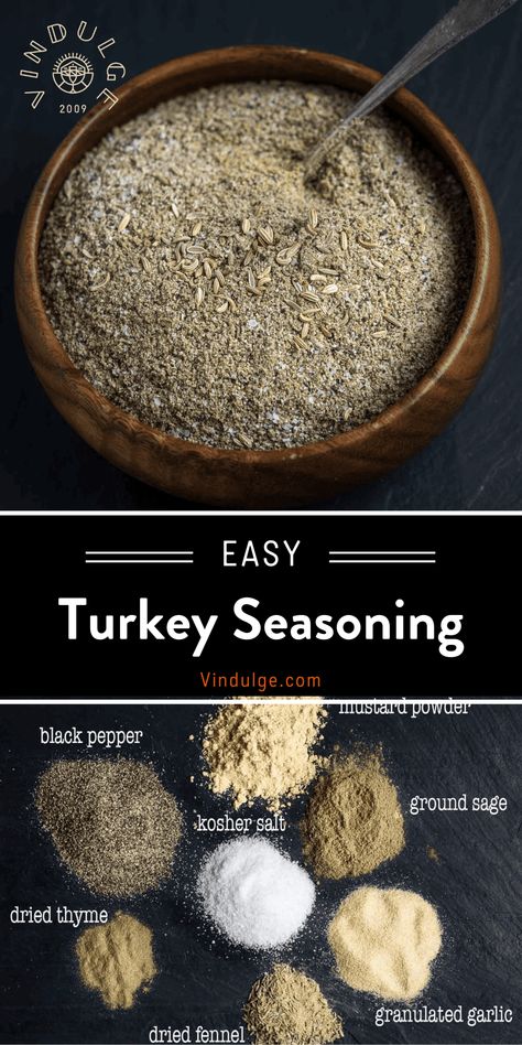 An easy Homemade Turkey Seasoning perfect for your Thanksgiving or Holiday Turkey. This no-sugar seasoning is savory and herbal for the ultimate flavor. Rubs For Turkey, Perfect Thanksgiving Turkey, Turkey Seasoning Rub Thanksgiving, Dry Rub For Turkey, Smoked Turkey Rub Recipes, Smoked Turkey Rub, Best Candied Yams Recipe, Turkey Rub Recipes, Turkey Rub