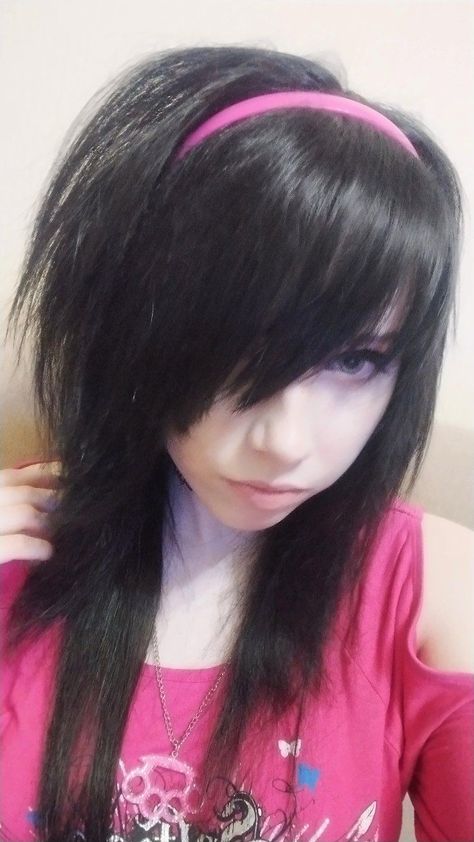 Scene Hair Brown, Scene Hair 360, Haircuts Emo, Scene Haircut, Scene Kid Hair, Emo Haircut, Scene Girl Hair, Emo Bangs, Medium Scene Hair