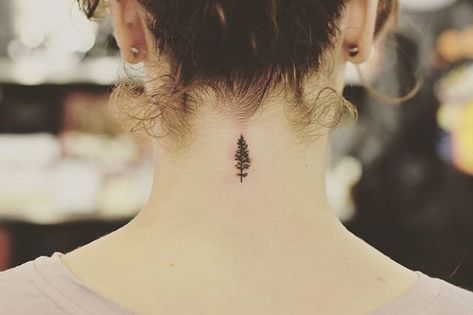 Tree Tattoo Spots, Pine Tree Tattoo, Tattoo Back, Mermaid Tattoos, Elephant Tattoos, Music Tattoos, Sleeve Tattoos For Women, Hip Tattoo, Tree Tattoo