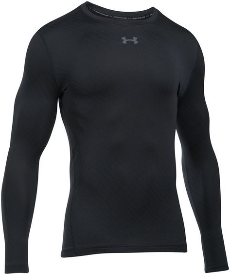 Under Armour ColdGear Armour Jacquard Compression T-Shirt Gym Gear For Men, Compression T Shirt, Gym Gear, Workout Jacket, Big And Tall, Working Out, Workout Shorts, Workout Shirts, Short Sleeve Shirt