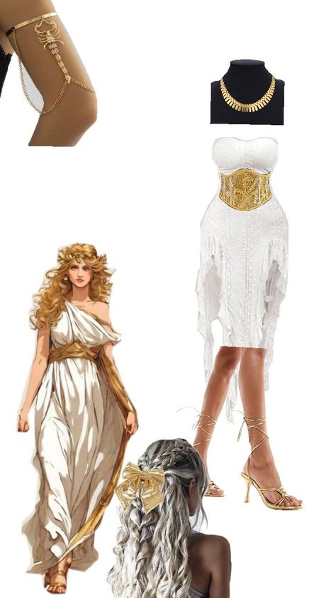 Greek mythology Hera Outfit, Outfit Inspired