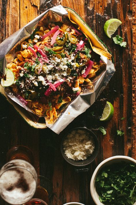 Frito Pie - Not Without Salt Fancy Frito Pie, Pickled Jalapenos, Frito Pie, Citrus Recipes, Sweet Chicken, Indulgent Food, Beef Chuck, Favorite Appetizers, James Beard