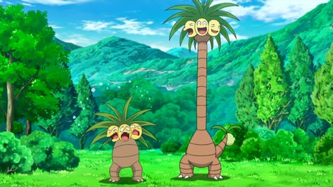 Pokemon Poem, Alolan Exeggutor, Plant Pokemon, Pokémon Ruby And Sapphire, Grass Types, Pokemon Aesthetic, Shadow Riders, Pokemon Omega Ruby, Grass Type Pokemon