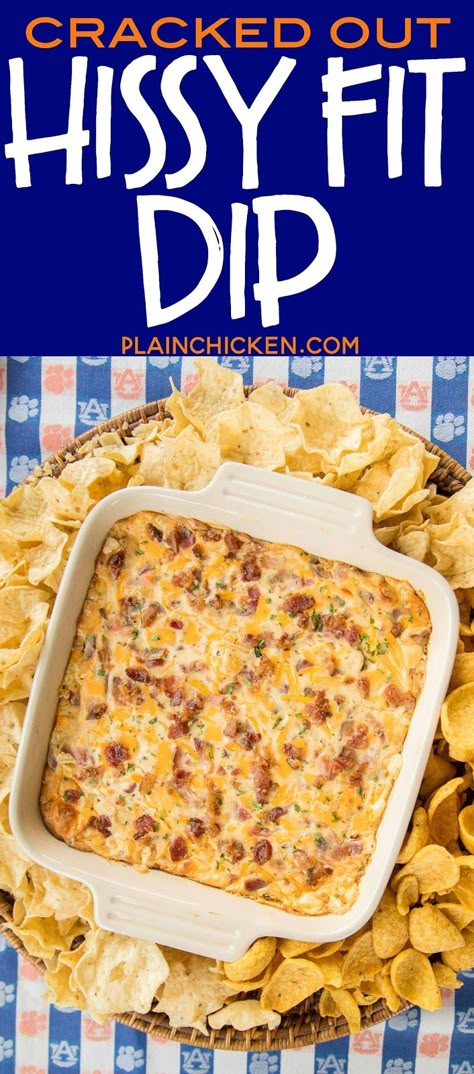 Taco Hissy Fit Dip, Hissy Fit Dip, Ranch Sour Cream, Gameday Dips, Chip Dips, Football Foods, Chip Dip Recipes, Cracked Out, Tailgate Recipes