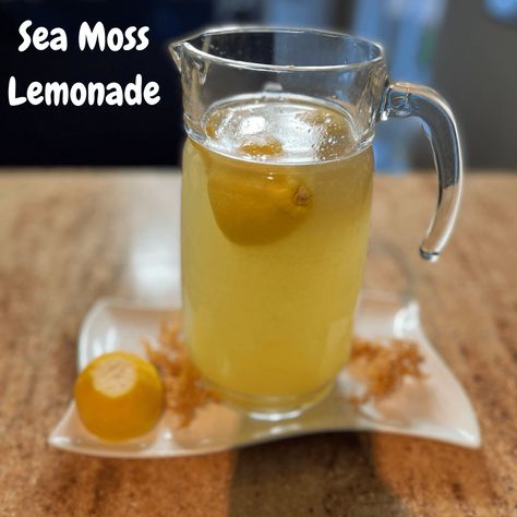 Irish Sea Moss Gel - Alkaline Foods Recipes, Sea Moss Drink, Benefits Of Sea Moss, Irish Sea Moss, Sea Moss Gel, Homemade Applesauce, Dr Sebi, How To Make Sushi, Homemade Lemonade