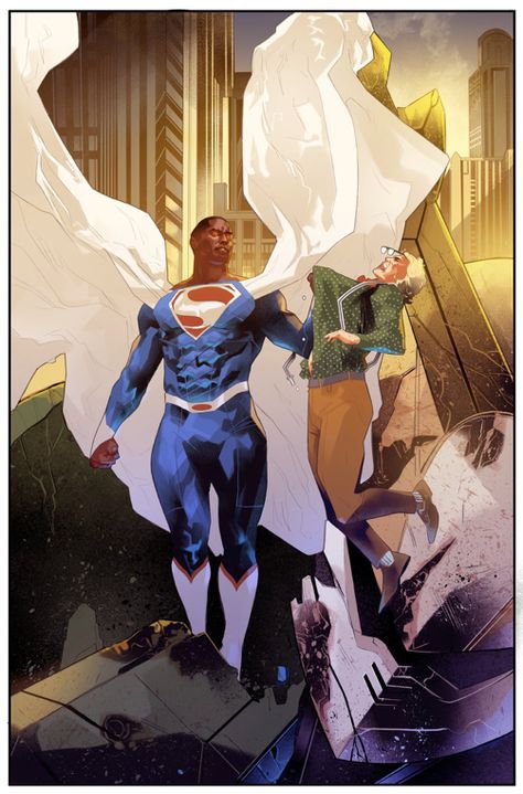 Dc Artwork, Val Zod, Dan Mora, Black Superman, Superhero Designs, Dc Superman, Superman Artwork, Batman Pictures, Superman Art