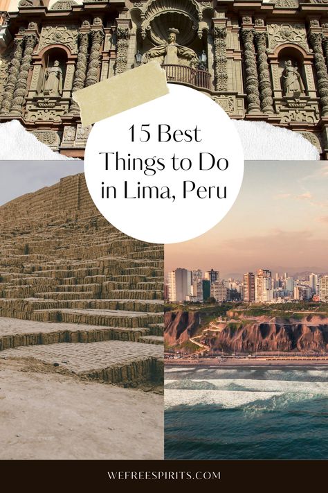 Discover Lima, Peru with insights on its rich history, vibrant culture, and top things to do in this comprehensive travel guide.  #lima #peru #travelguide Things To Do In Lima Peru, Lima Peru Travel, Lima Travel, Peru Itinerary, Peru Culture, Traveling Goals, Travel Peru, Peru Trip, Peru Travel Guide