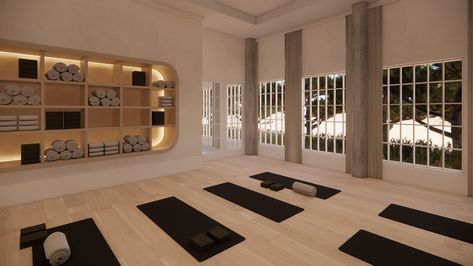 Wellness Studio — Shepard Design Studio | Interior Design | San Francisco Bay Area Yoga Studio Cubbies, Aerial Yoga Studio Design, Pilates Studio Mirrors, Pilates Studio Design Interiors Mirror, Home Yoga/gym Storage, Prototype 2, Design Studio Interior, Wellness Studio, Studio Interior Design