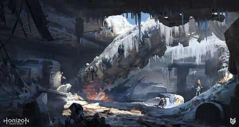 ArtStation - Horizon: Zero Dawn - Bunker concepts, Lloyd Allan Dawn Nails, Horizon Zero Dawn Concept Art, Power Chord, Concept Art World, Art Hub, Location Inspiration, Horizon Zero Dawn, Game Concept Art, Scene Design