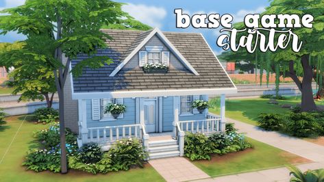 Sims 4 Willow Creek, Sims 4 Base Game, Sims4 House, Sims 4 Speed Build, Suburban House, Save File, Willow Creek, Starter Home, Sims 4 Build