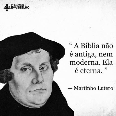 Os Puritanos on Instagram: ““ A Bíblia não é antiga, nem moderna. Ela é eterna. ” — Martinho Lutero #protestante #reformaprotestante °°° Repost…” Bible Journaling, Instagram A, Bible, Jesus, History, Quotes, On Instagram