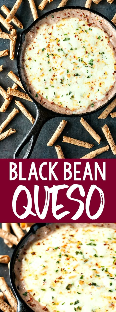 Bean Queso Dip, Appetizer Recipes Vegetarian, Snacks Vegetarian, Crispy Oven Fried Chicken, Appetizers Easy Dips, Queso Dip Recipes, Queso Dip, Party Appetizers Easy, Bean Dip