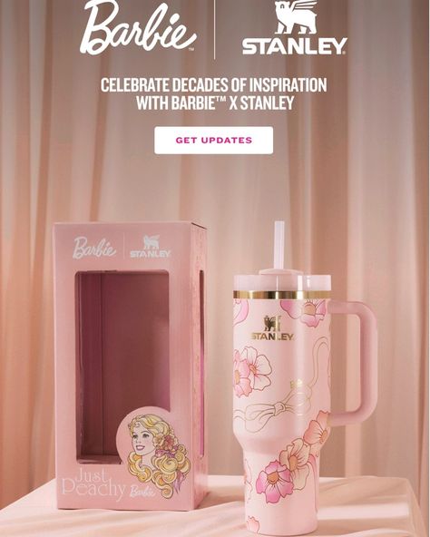 Look what’s coming this Fall from @stanley_brand! 🌸🩷 Which @barbie cup is your favorite?! 😍 🎀 #stanley #barbie #comingsoon #newcollection #share #fall #fallstyle #pinkpinkpink #september #september2024 #barbie65thanniversary Stanley Cup Gift, Copo Stanley, Stanley Brand, Princess Life, Barbie Quotes, 65th Anniversary, Cute Water Bottles, Travel Gadgets, Hair Tips Video