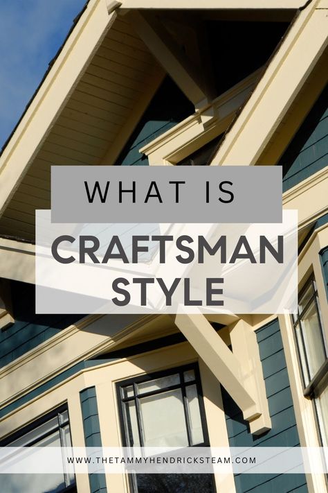 Craftsman-style homes are a classic staple of American architecture, celebrated for their beautiful porches, striking rooflines, and natural wood details (not to mention those charming built-ins!). Their appeal has stood the test of time. Over a century since they first gained popularity on the West Coast and spread nationwide, these distinctive silhouettes remain as beloved, charming, and timeless as ever. Craftsman Vs Farmhouse, Craftsman Modern Exterior, Craftsman Style Deck Ideas, Craftsman Entryway Exterior, Decorating A Craftsman Style Home, Craftmen Houses Interior, Modern Craftsman Style Homes Interior, Craftsmen Exteriors, Craftmans Style House