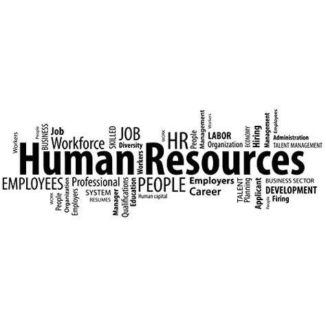 Childcare Facility, Hr Office, Office Stickers, Management Office, Large Decor, Human Resource, Wall Designs, Word Cloud, Black Wall