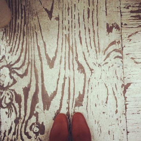 Distressed plywood floor How-to for painting Plywood floors Painting Plywood, Painted Plywood Floors, Rustic Style Furniture, Painted Plywood, Diy Wood Floors, Painted Wood Floors, Plywood Floor, Plywood Walls, Camper Storage