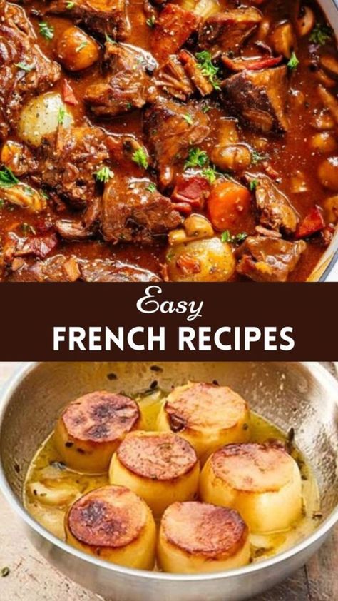 Discover the authentic French Recipes French Mustard Chicken, French Chicken Recipes, French Recipes Authentic, French Cuisine Recipes, French Cooking Recipes, Easy French Recipes, French Mustard, Fondant Potatoes, Traditional French Recipes