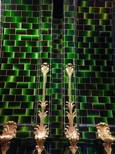 Ministry of magic Hogwarts Bathroom Aesthetic, Ministry Of Magic Bathroom, Ministry Of Magic Aesthetic, Auror Aesthetic Harry Potter, Slytherin Bathroom, Harry Potter Corridor, Harry Potter Brick Wall, Magic Bathroom, Hogwarts Prefect Bathroom