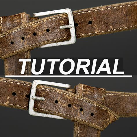 Leather Reference, Leather Drawing, Belt Tutorial, Brush Tutorial, Game Textures, Zbrush Tutorial, 3d Modeling Tutorial, Samurai Anime, Ancient Vikings