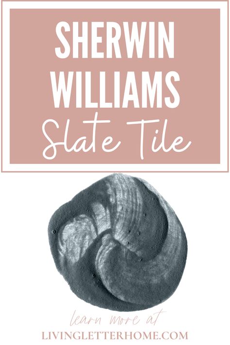 Sherwin Williams Slate Tile - Living Letter Home Agreeable Gray And Slate Tile, Mauve Paint, Mauve Paint Colors, Restoration Hardware Paint Colors, Modern Farmhouse House Plans, Restoration Hardware Paint, Future House Interior, House Design Board, Laundry Remodel