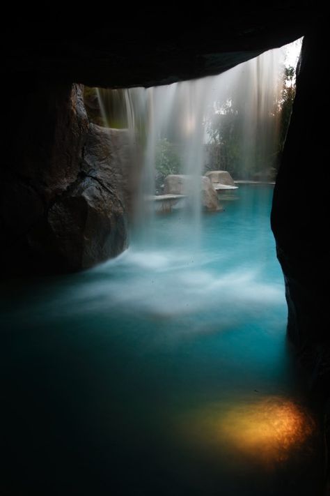 Crazy Pool, Exotic Vacation Destinations, Pool Landscape Ideas, Cave Pool, Moon Pool, Luxury Swimming Pools, Pool Landscape, Waterfalls Backyard, Luxury Pools