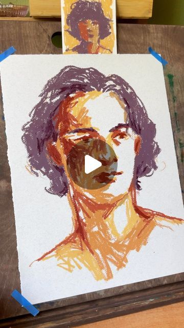 Avgust Point on Instagram: "Oil pastel sketch 
•available" Oil Pastel Art For Beginners Step By Step Easy, Oil Pastel Sketch, Pastel Sec, Pastel Portraits, Oil Pastel Art, Pastel Art, Oil Pastel, Pastel, Drawings