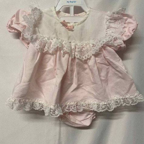 so cuuute Vintage Pink Dress, Vintage Baby Girl, Baby Fits, Dream Baby, Dream Style, Baby Life, Girl Mom