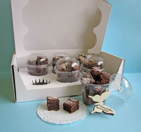 Mini Brownies Packaging, Brownie Bites Packaging Ideas, Brownie Bites Packaging, Brownies Bites Packaging, Brownies Packaging Ideas Boxes, Brownies Packaging Ideas, Mini Cookies Packaging, Brownies Packaging, Brownie Shop