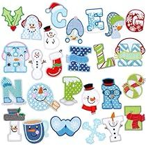 Colorful Horse Art, A To Z Letter, Iron Patches, Iron On Letter Patches, Cloth Patches, Z Letter, Snowflake Snowman, Snowflake Embroidery, Letter Patches