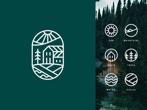 Private villas logo by Yomal Gunarathna on Dribbble Travel Blog Logo Design, Village Branding, Villa Logo, Resort Logo Design, Mountain Logo Design, Mountains Logo, 브로셔 디자인, Nature Logo Design, Desain Ui