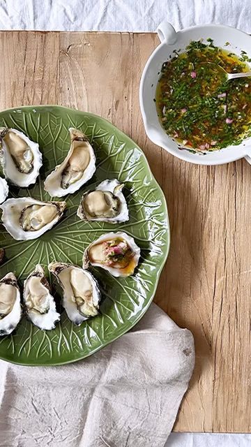 AMANDA CORDONY on Instagram: "The only way I’ll eat my oysters ….. RECIPE: Oyster vinaigrette to serve with oysters Prep time: 10 minutes l cook time: NA l Makes 1 cup l GF DF INGREDIENTS: 1 eshallot - finely diced 100ml red wine vinegar 150ml extra virgin olive oil 5g chives - finely diced METHOD: In a bowl add diced shallots, red wine vinegar, olive oil and chives. Stir to combine add top on oysters." Oyster Recipes, Eat My, Valentine's Day Recipes, Holiday Feast, Wine Vinegar, Virgin Olive Oil, Red Wine Vinegar, Find Recipes, Extra Virgin