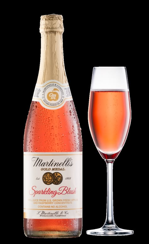 Martinelli's Introduces Sparkling Blush - Martinelli's Divination Tea, Event Presentation, Alcohol Cake, Sparkling Juice, Coffee Soda, Non Alcoholic Wine, Friendsgiving Dinner, Sparkling Cider, Valentine Dinner