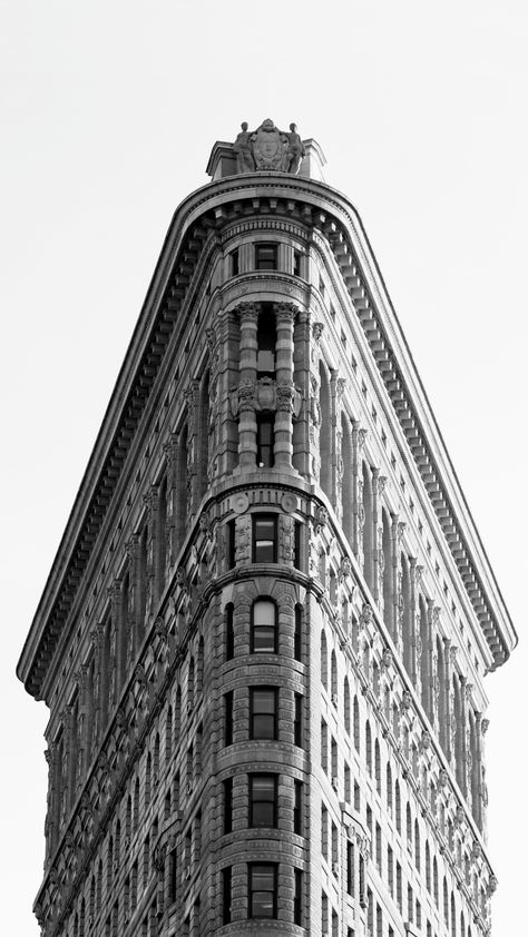 Flatiron Building New York  #iPhone #6 #plus #wallpaper Door Poster, Flatiron Building, New York Poster, City Poster, Lower East Side, Madison Square Garden, Stunning Photography, Nova York, Public Domain Images